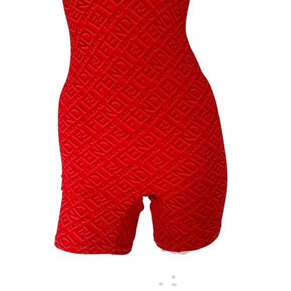 Fendi X Skims Sleeveless Mid Thigh Bodysuit In Georgia New with Tags! sz S - Picture 6 of 13